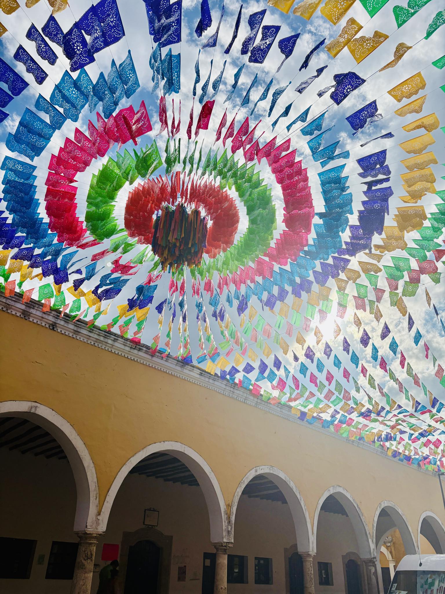 Papel picado en Izamal